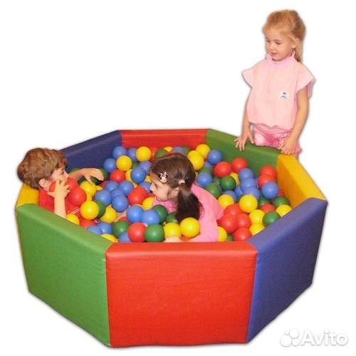 Бассейн сухой 120см + 300 шариков Прокат