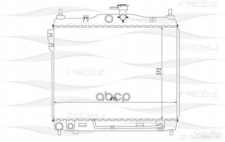 Радиатор KK0234 free-Z