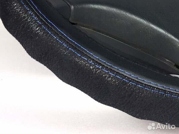 Оплетка для руля Бизон M(37-38см) экокожа черный