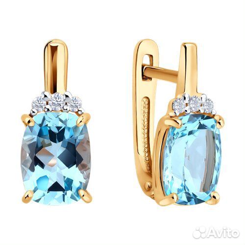 Серьги sokolov из золота, 729027