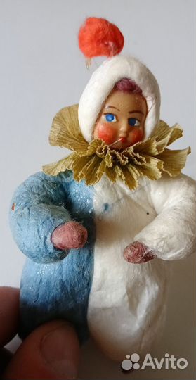 Ватные елочные игрушки СССР