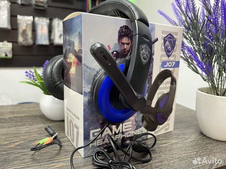 Наушники игровые с микрофоном