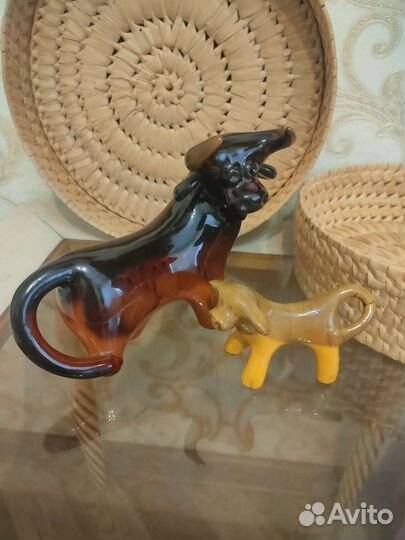 «Корова и теленок дивные звери» СССР