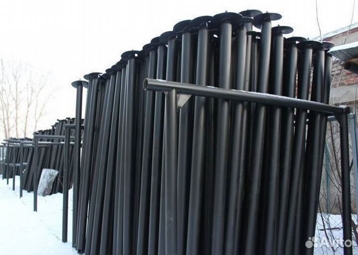 Винтовые сваи, закрутка сваи