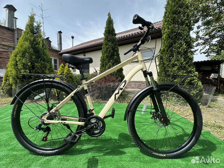 Новый велосипед алюминиевый с багажником (27.5)