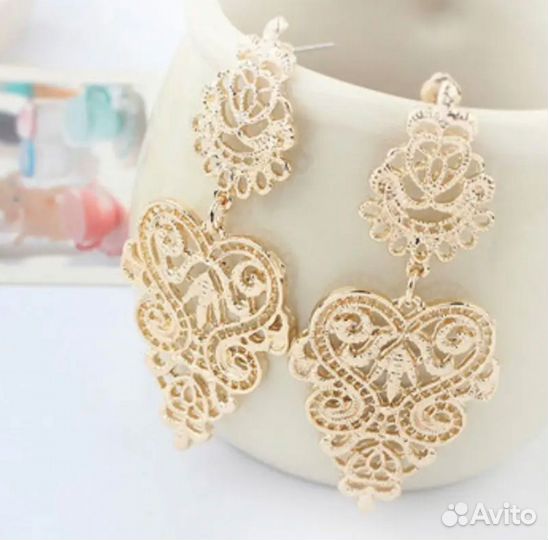 Серьги женские. Новые, красивые Три цвета есть