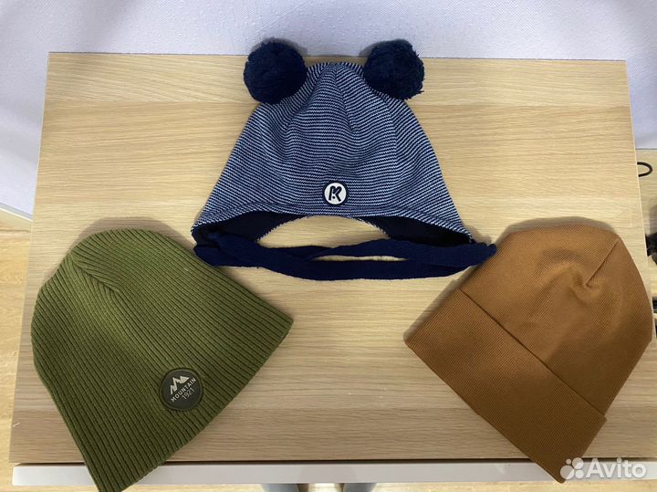 Шапки на мальчика 48-50