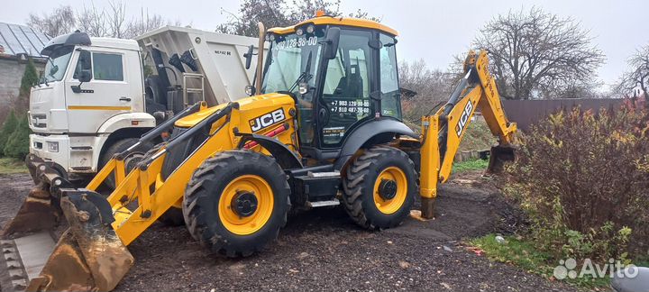 Услуги экскаватора погрузчика jcb