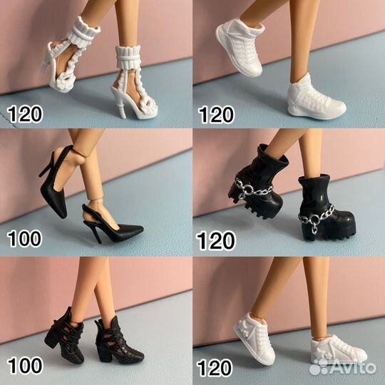 Обувь для куклы барби