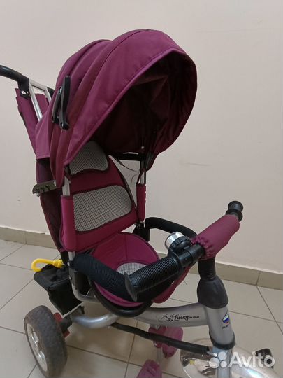 Велосипед коляска с ручкой