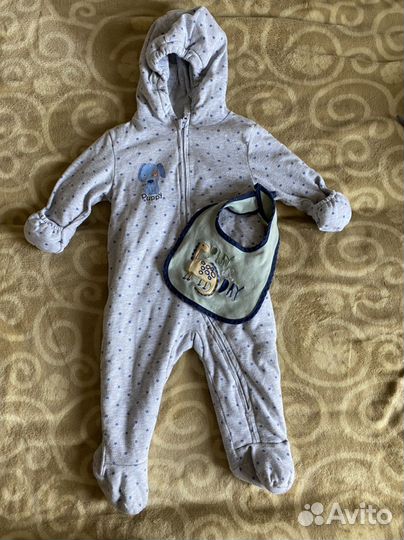 Комбинезон, шапки, штаны, боди 80