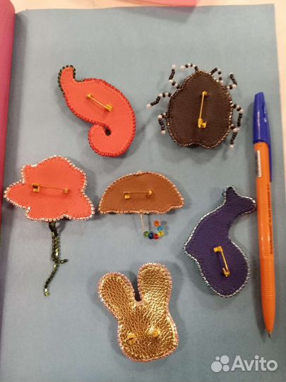 Брошь ручной работы