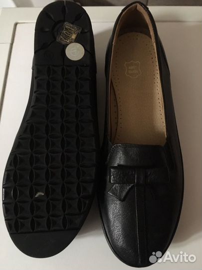 Туфли кожаные