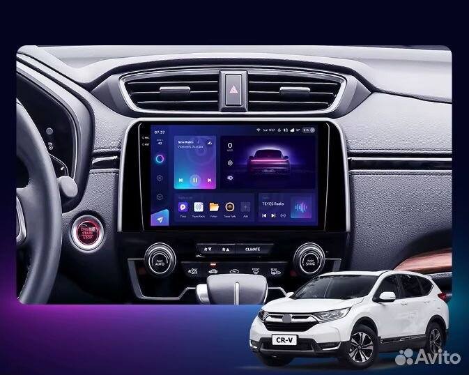 Магнитола Teyes Honda CR-V 2017-2022, 10
