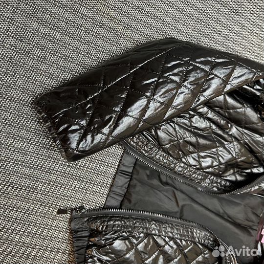 Куртка лаковая incity оригинал с мехом