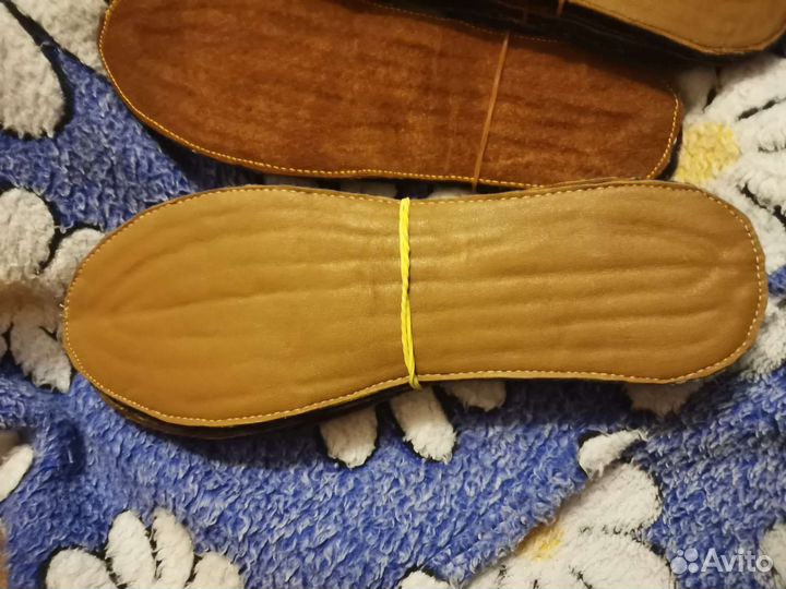 Стельки из натуральной кожи