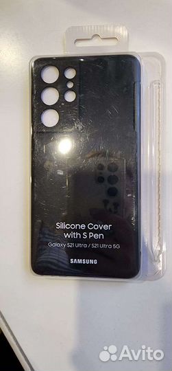 Силиконовый чехол на Samsung S21 ultra