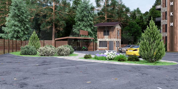 Апартаменты-студия, 33,2 м², 6/6 эт.