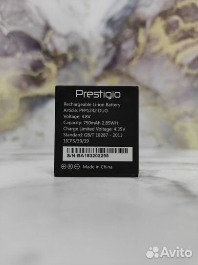 Батарея BAT акб Prestigio PFP1242 DUO 2.85Wh 3.8V