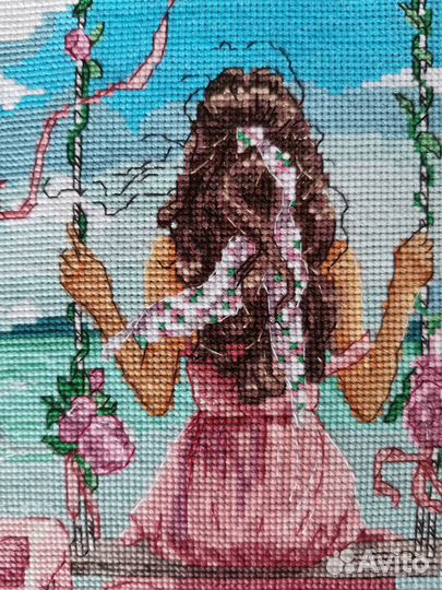 Картина вышитая крестом