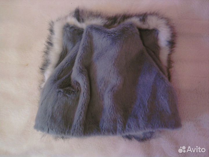 Шапка Кошка из экомеха, р-р 54-56