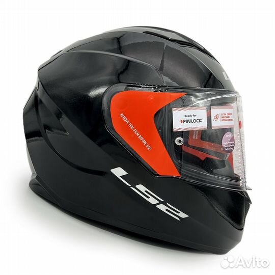 Мотошлем LS2 FF320 stream EVO Solid Black