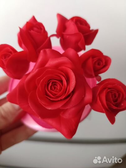 Цветы из мастики для декора