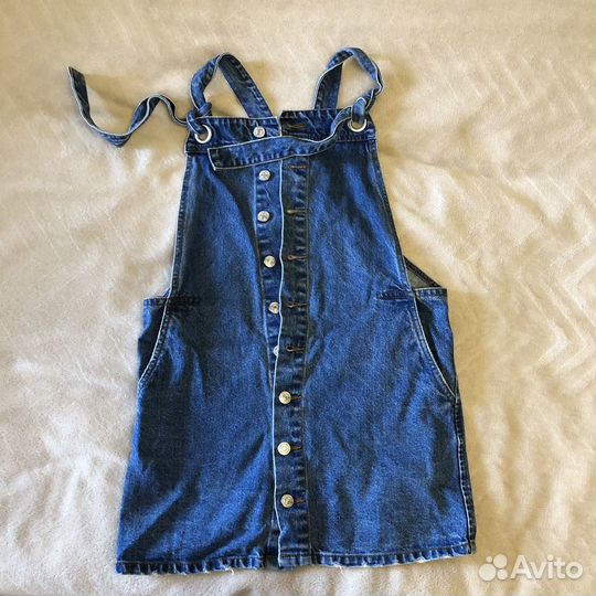 Комбинезон джинсовый
