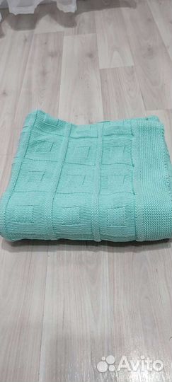 Плед детский вязаный