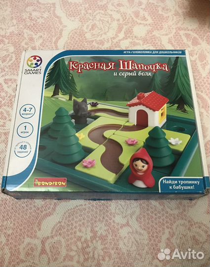 Красная шапочка Bondibon, Djeco, пазлы Trefl