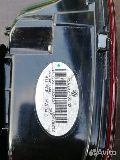 Фонарь задний левый-правый Тигуан2