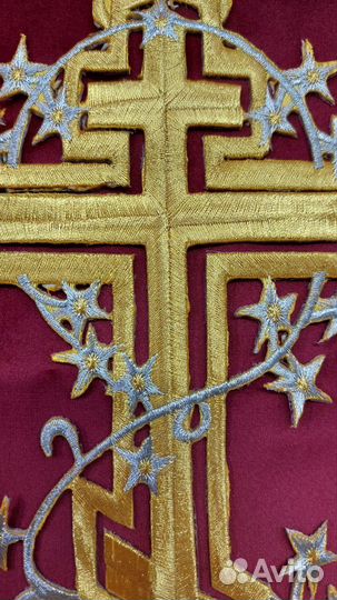 Нашивка,вышивка крест православный