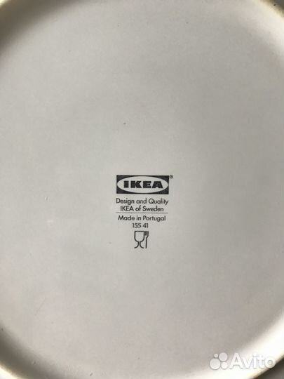 Тарелки IKEA 2 шт, диаметр 27 см