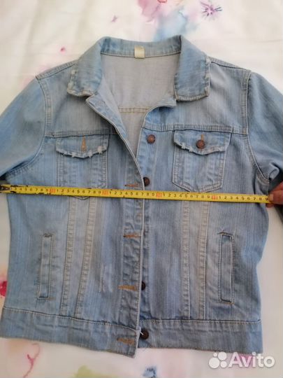 Джинсовая куртка женская