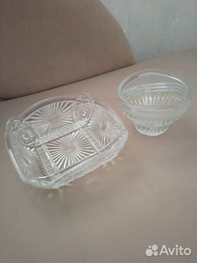 Хрустальные салатники СССР