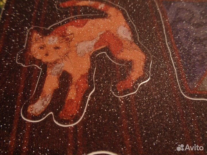 Наклеечки, способные блестеть