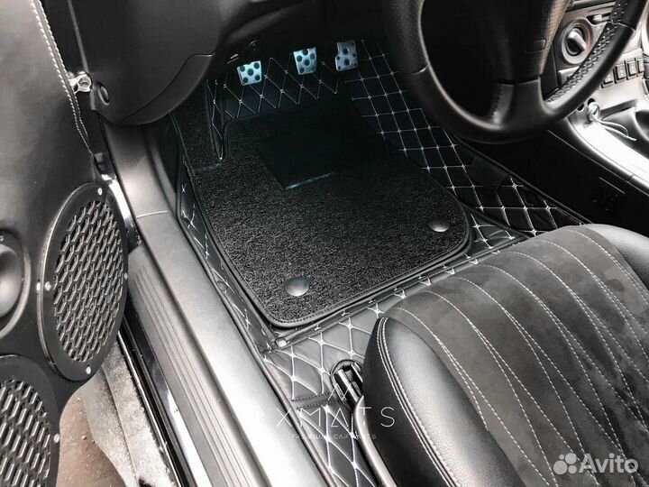 3D коврики из экокожи для Toyota Celica T230