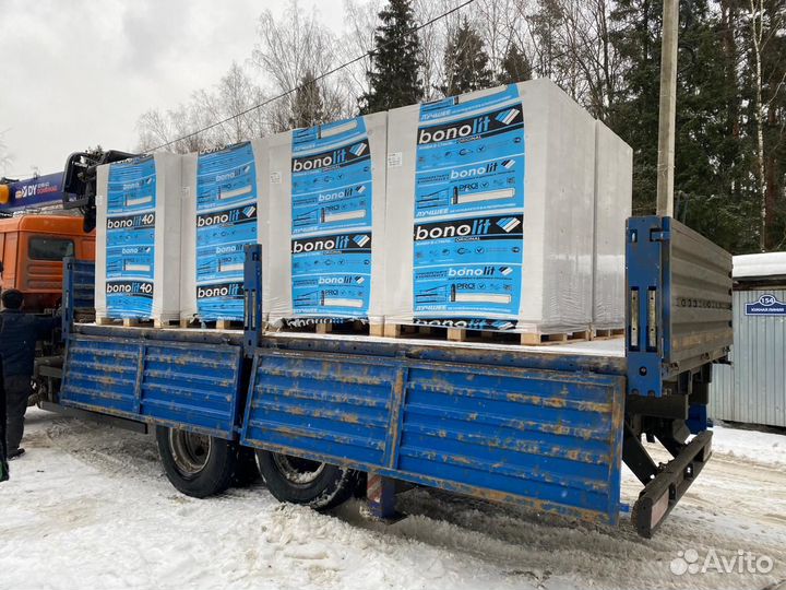 Пеноблоки с завода Бонолит