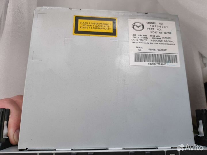 Магнитолана Мазду сх-5