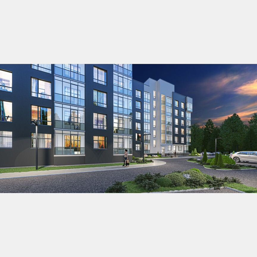 2-к. квартира, 38,4 м², 2/6 эт.