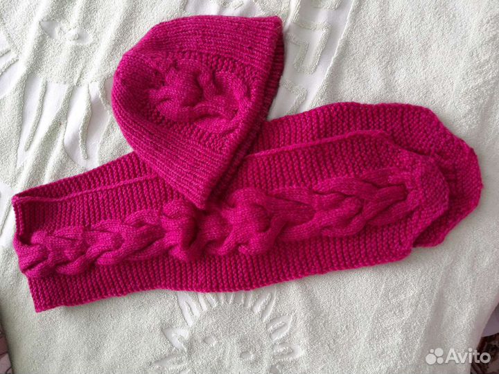 Комплект шапка и шарф торг