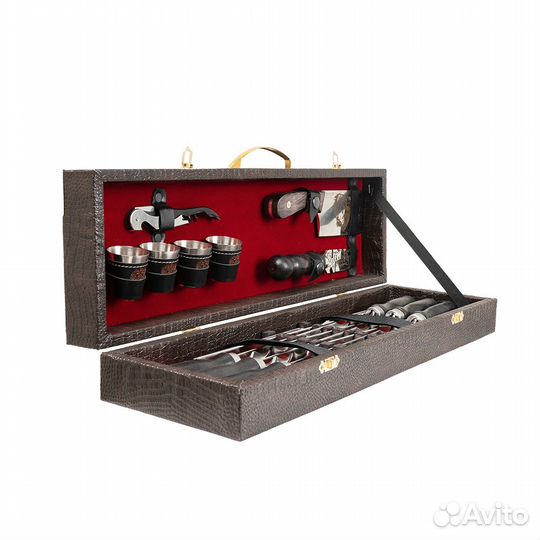 54389 Шашлычный набор с шампурами №10/1 (Поддубный