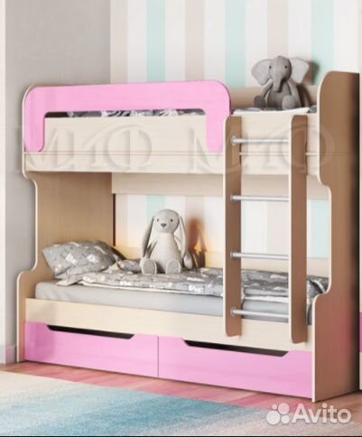Детская двухярусная кровать