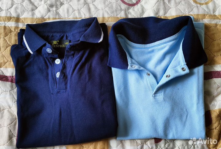Школьная рубашка поло для мальчика 140