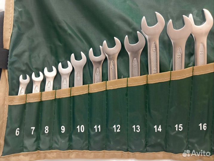 Набор ключей RockForce 6-24 mm, 16 пр