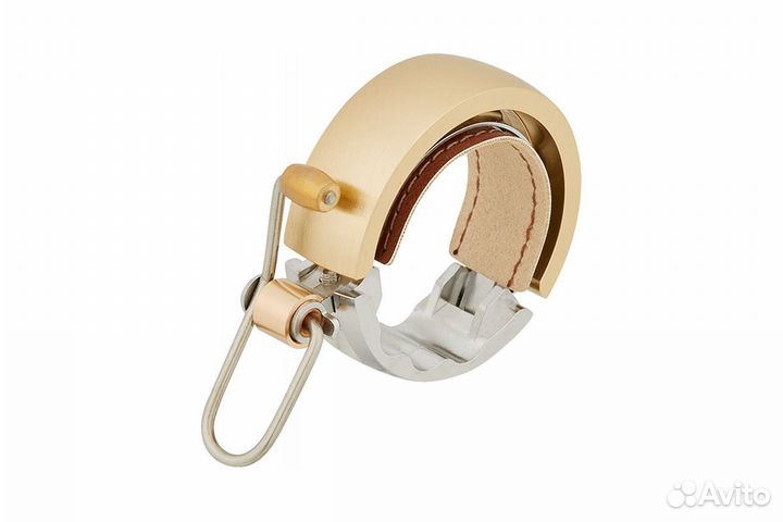 Звонок велосипедный Knog Oi Luxe, Large, латунный