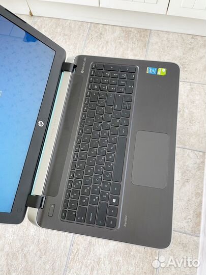 Стильный HP + Core 4 ядра игровой ноутбук