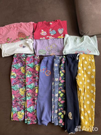 Детские вещи пакетом для девочек 104 110