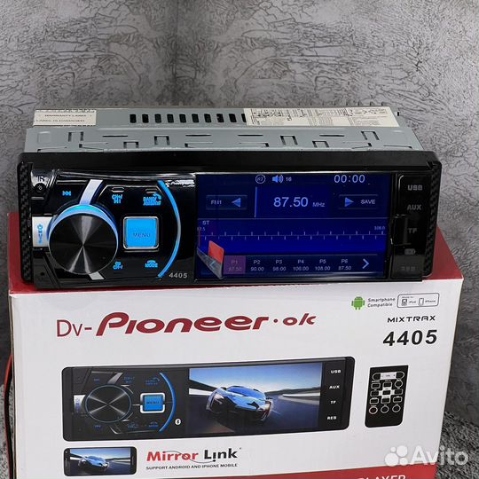 Магнитола pioneer с экраном 1 din