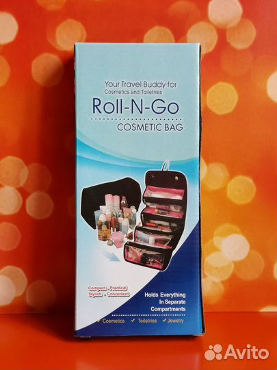 Косметичка-органайзер для косметики Roll-n-go NEW